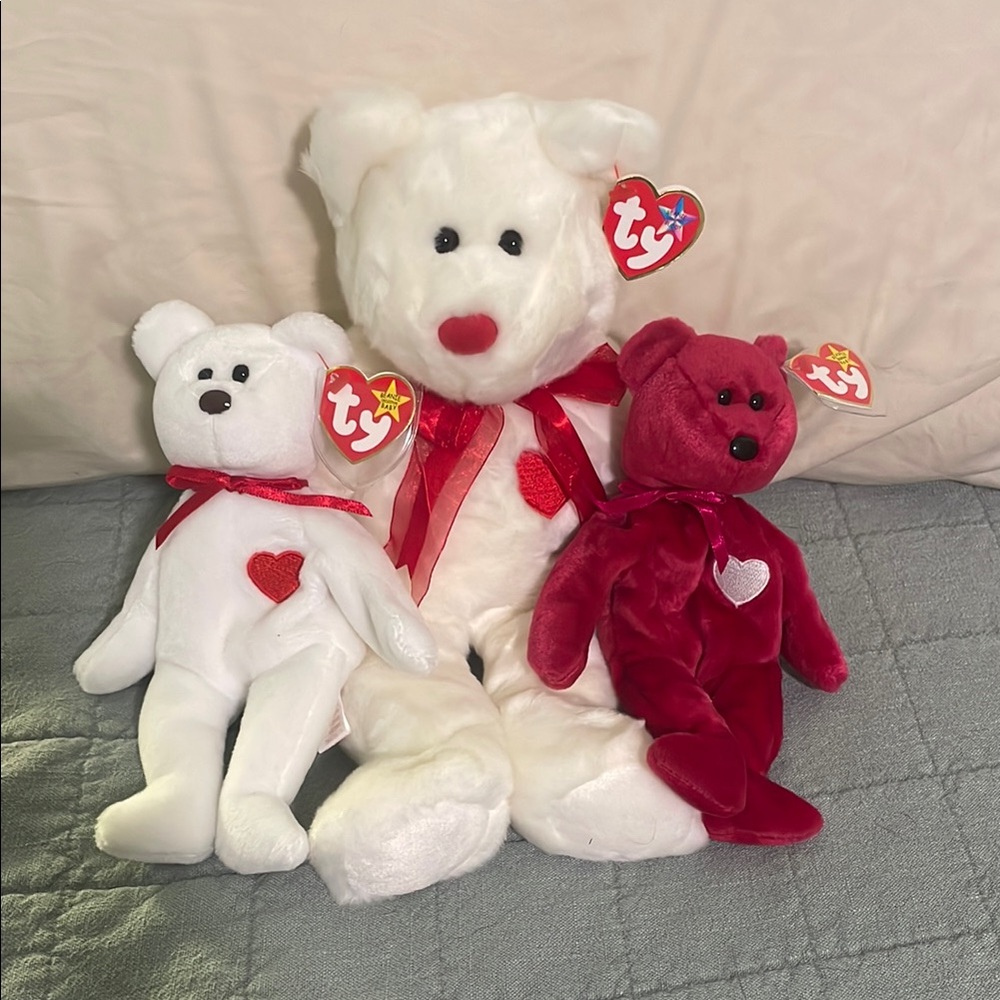 TY Valentino/Valentina Trio W/ Tag Errors